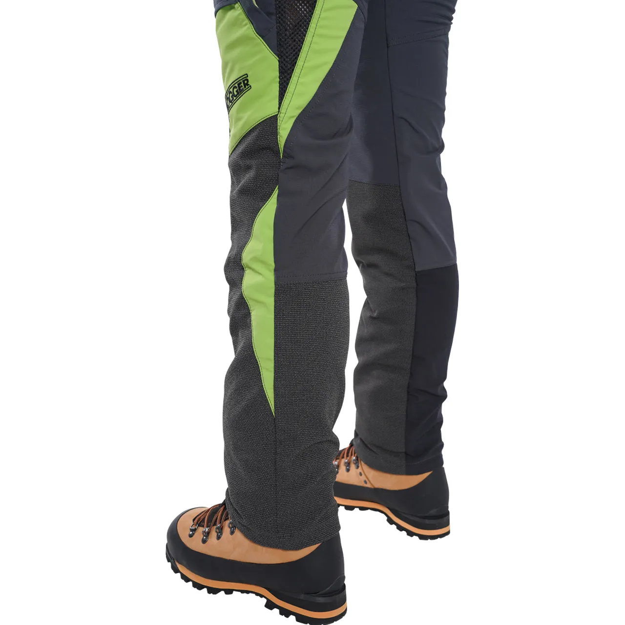 Clogger Zero Gen2 Light and Cool Women's Chainsaw Protective Pants - Grey/Green