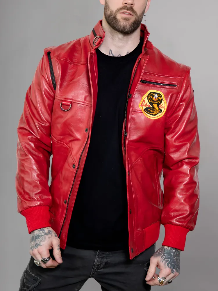 Cobra Kai Johnny Lawrence Real Leather Jacket