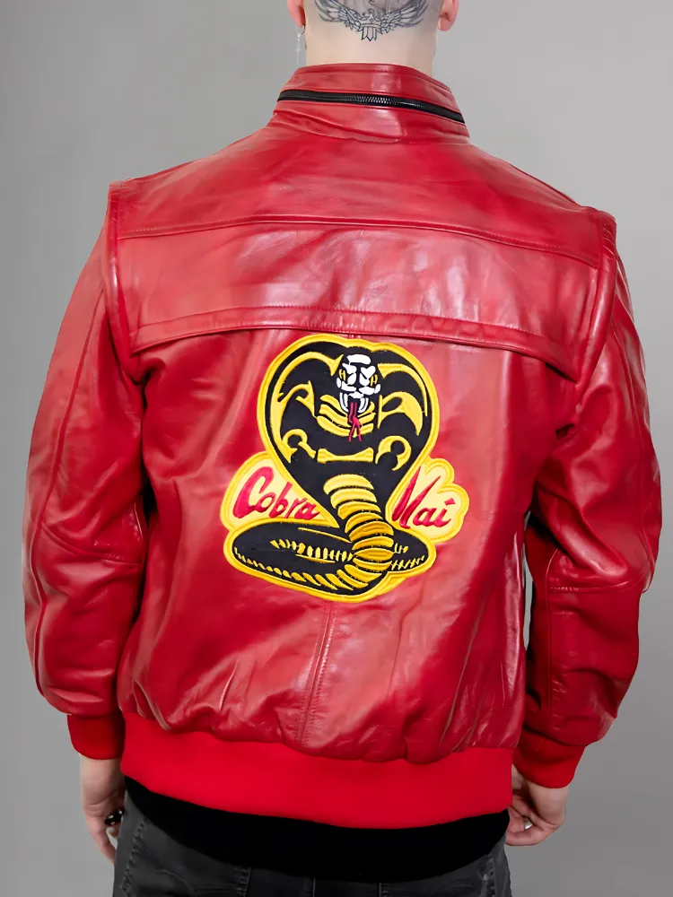 Cobra Kai Johnny Lawrence Real Leather Jacket