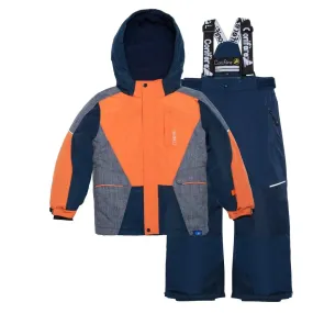 Conifere Blazy Tango Boys Snowsuit Set - Orange