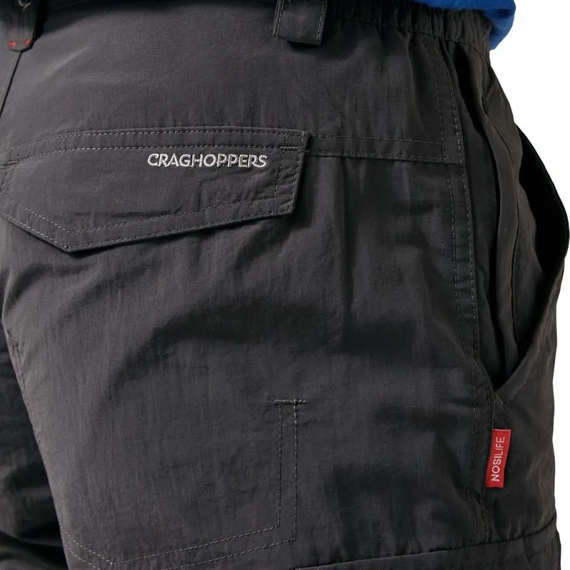 Craghoppers NosiLife Men's Cargo Walking Trousers - Black Pepper