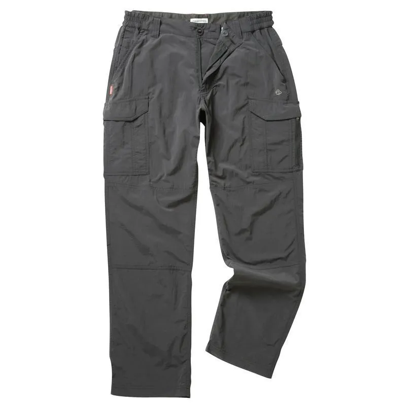 Craghoppers NosiLife Men's Cargo Walking Trousers - Black Pepper