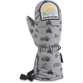 Dakine Scrambler Mitt Kids Ski Mitten - Forest Friends & Nature Vibes