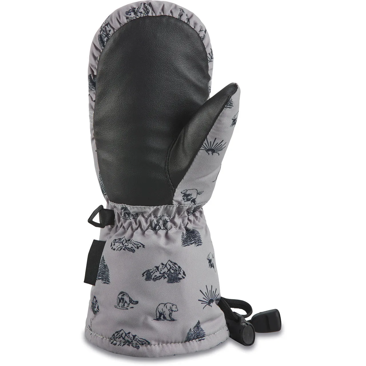 Dakine Scrambler Mitt Kids Ski Mitten - Forest Friends & Nature Vibes