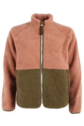 Danefae danegreatness fleece jacket antique rose/khaki