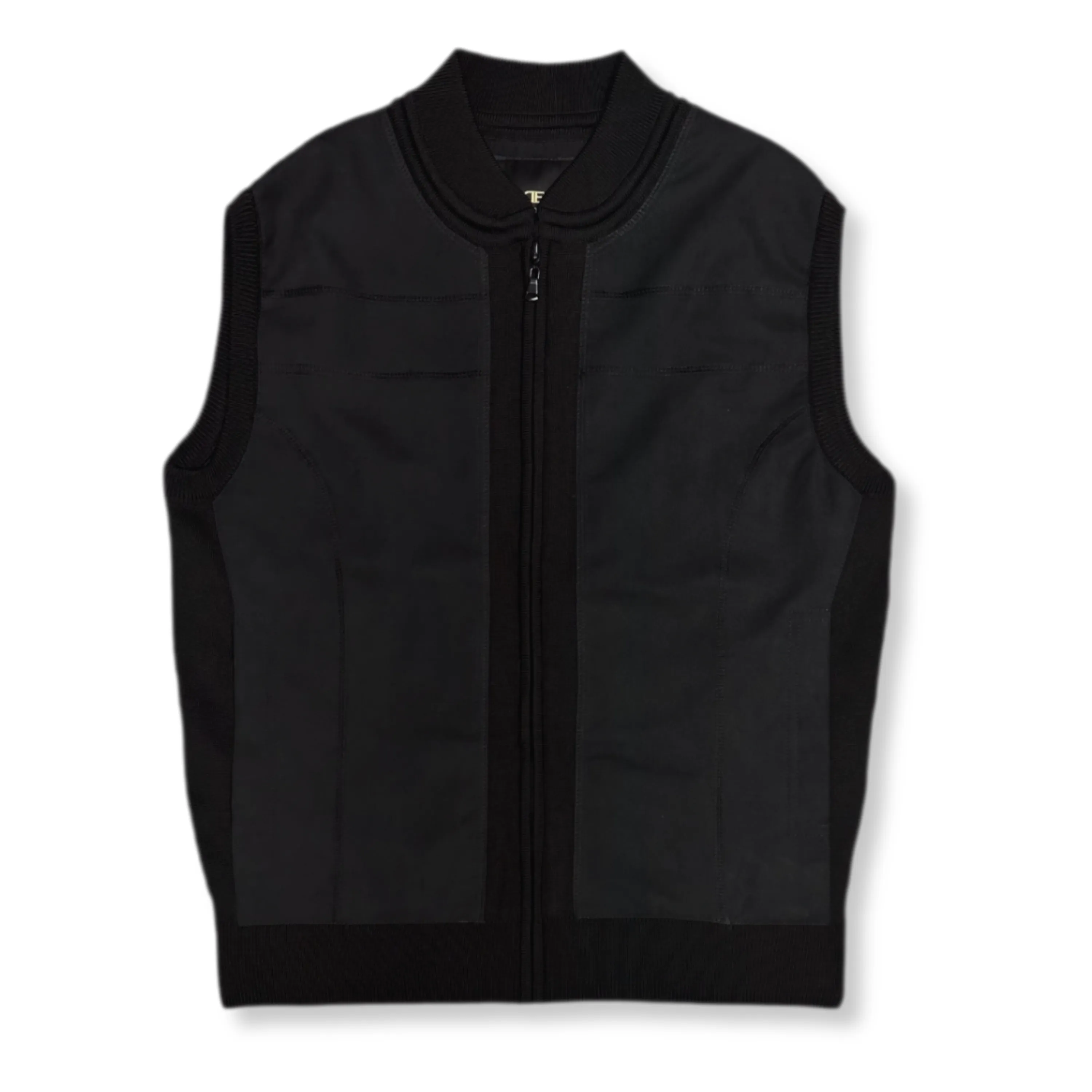 Deputy Full Zip Knitted Vest