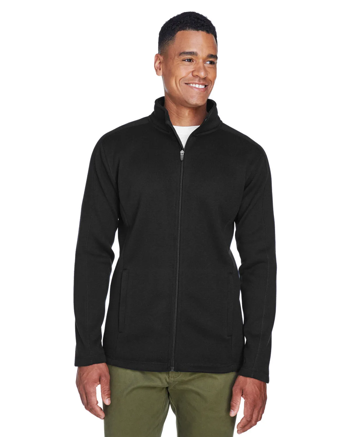 Devon & Jones Men's Bristol Full-Zip Sweater Fleece Jacket DG793