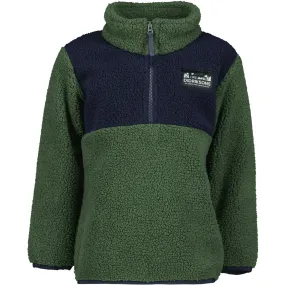 Didriksons Pine Green Gosig Kids Halfzip Fleece Jacket