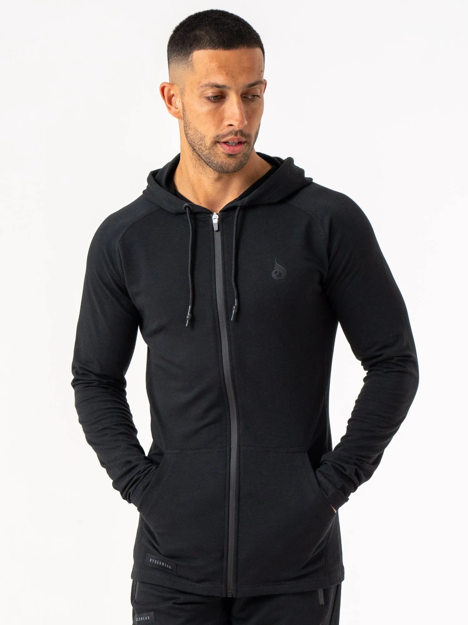 Endurance Zip Up Jacket - Black