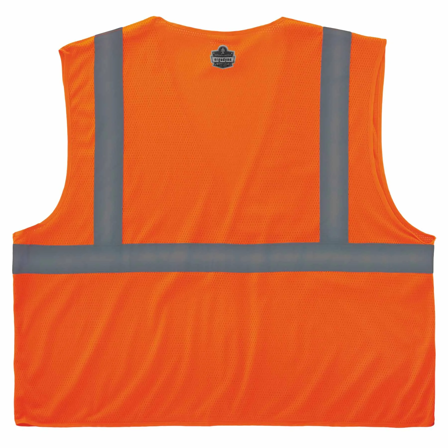 Ergodyne 24538 8210HL-S 4XL Orange Class 2 Economy Mesh Vest - Single Size