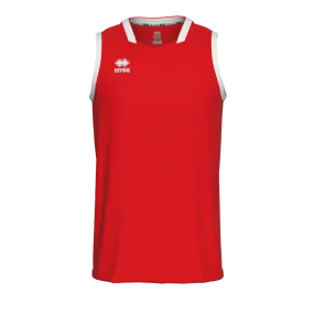 ERREA MAGIC BASKETBALL VEST RED WHITE