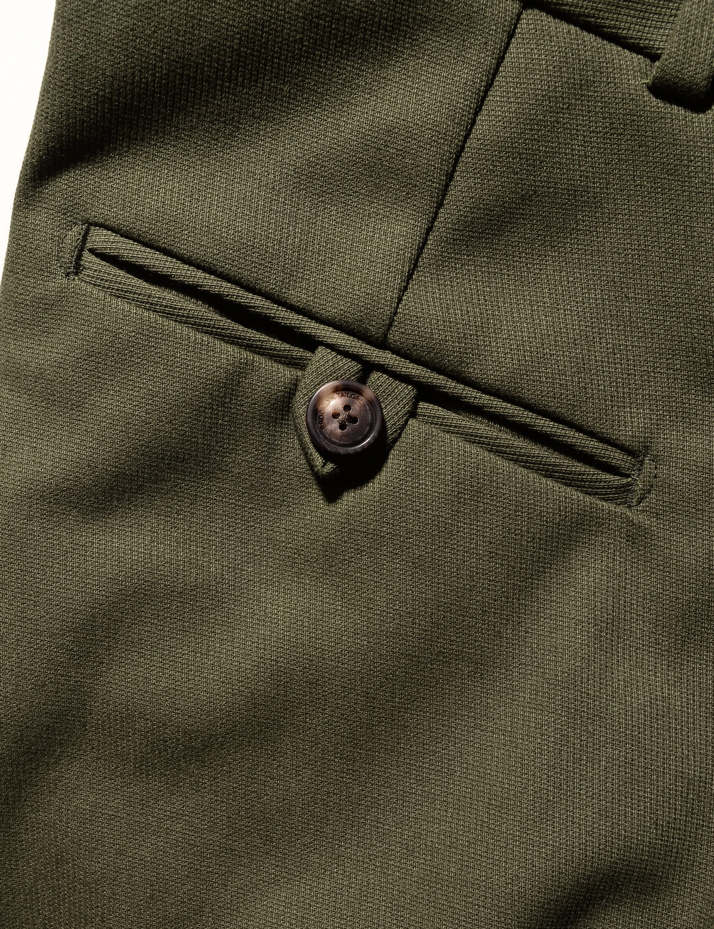 FINAL SALE: BKT50 Tailored Trousers in Cavalry Twill - Olive