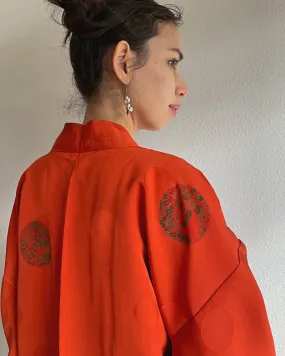 Flowers In Circle Haori Kimono Jacket