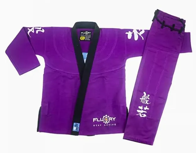 FLUORY ENLIGHTENMENT BJJF09 JIU JITSU GI WOMAN SIZE F0-F2 PURPLE