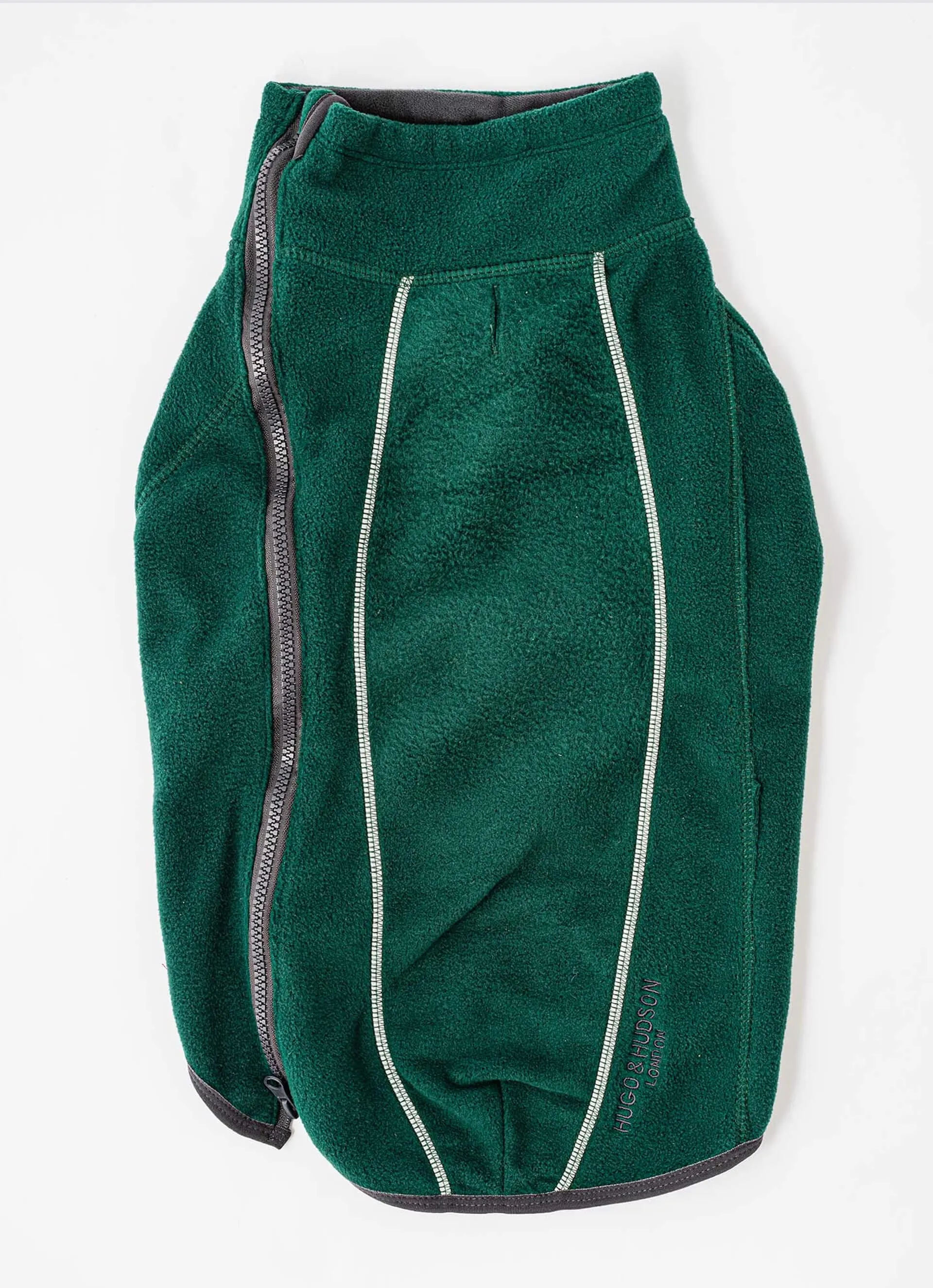 Forest Green Cosy Warm Fleece Dog Jacket