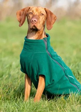 Forest Green Cosy Warm Fleece Dog Jacket