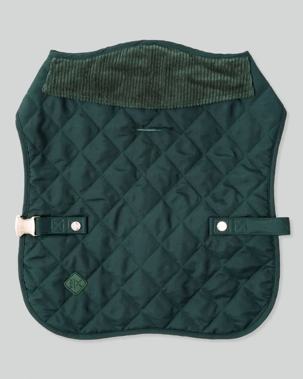 Forest Green Quilted Dog Jacket