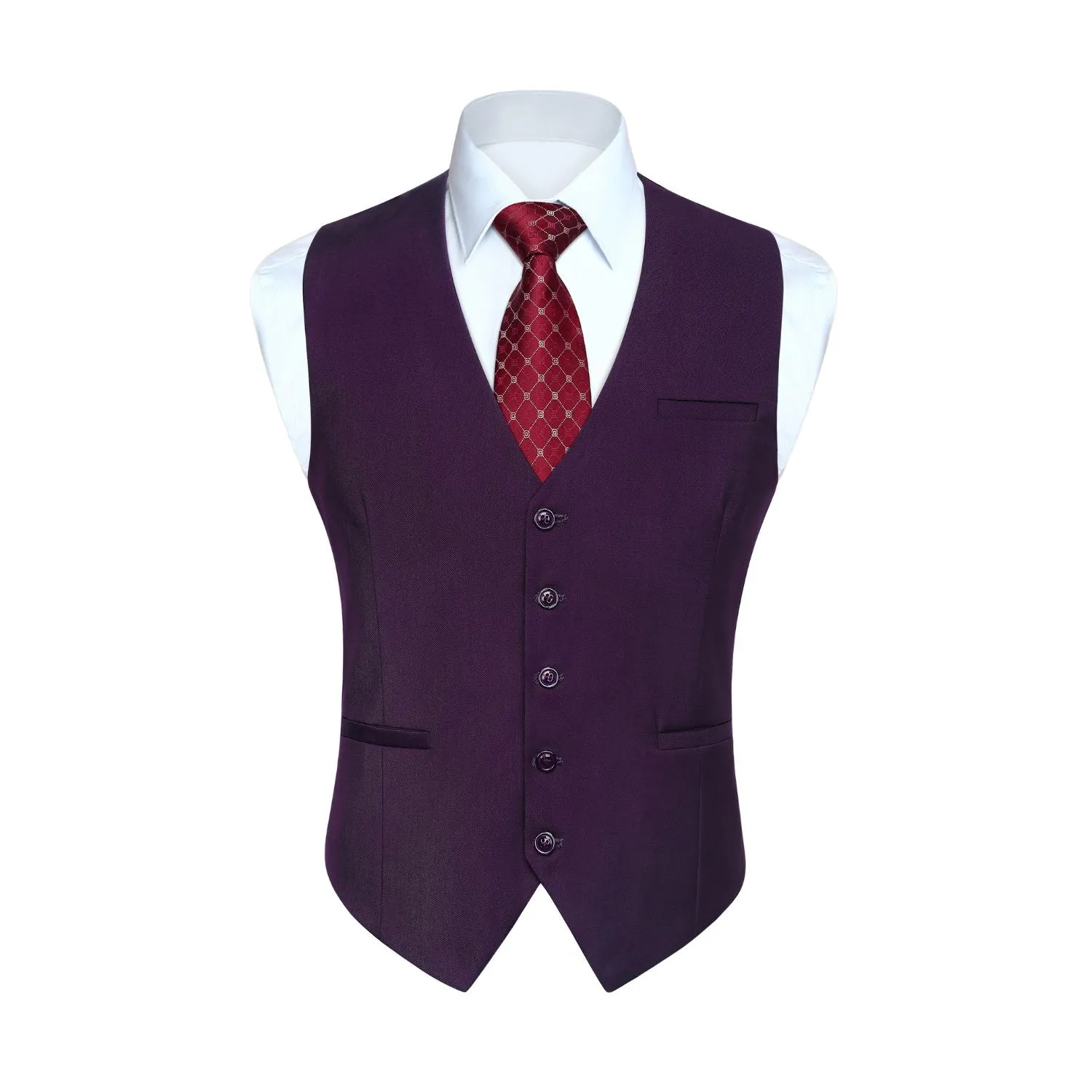 Formal Suit Vest - PURPLE