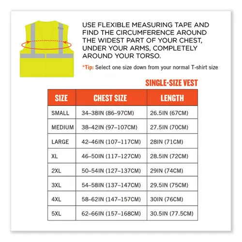 Glowear 8215ba-s Single Size Class 2 Economy Breakaway Mesh Vest, Polyester, 4x-large, Lime, Ships In 1-3 Business Days