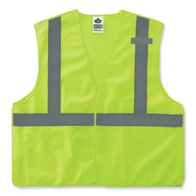 Glowear 8215ba-s Single Size Class 2 Economy Breakaway Mesh Vest, Polyester, 4x-large, Lime, Ships In 1-3 Business Days