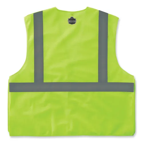 Glowear 8215ba-s Single Size Class 2 Economy Breakaway Mesh Vest, Polyester, 4x-large, Lime, Ships In 1-3 Business Days