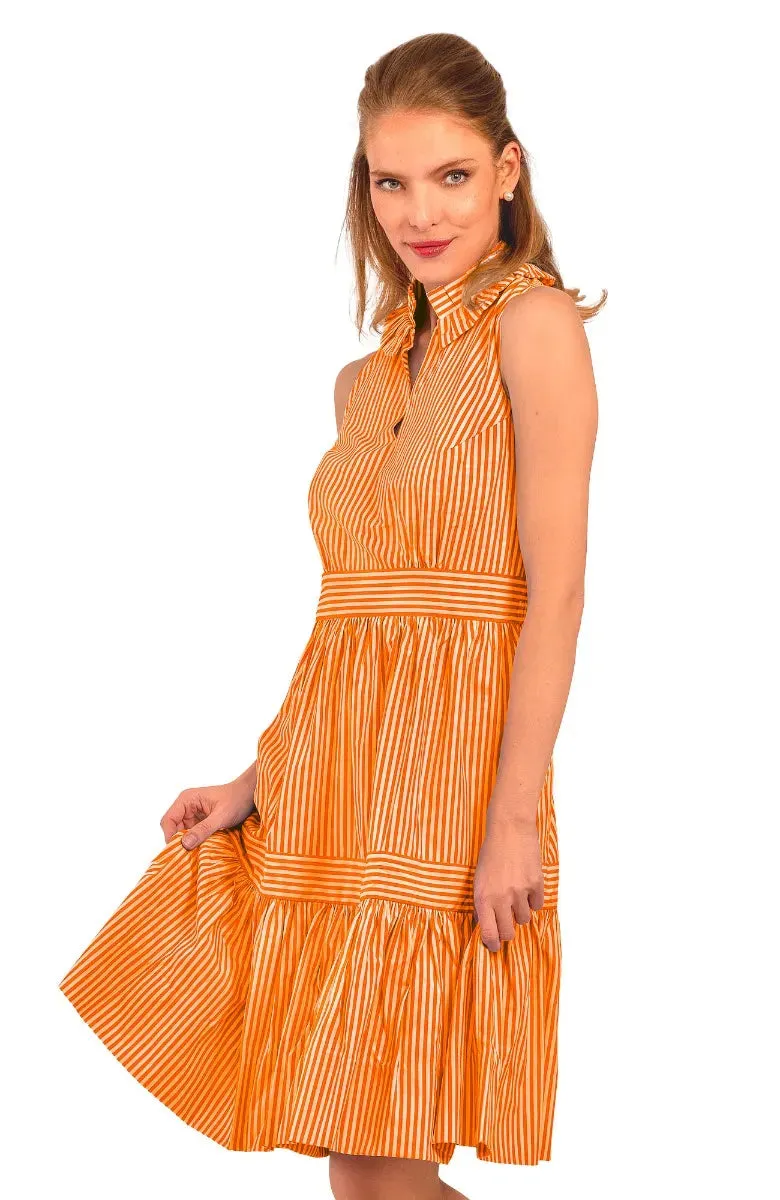 Gretchen Scott | Hope Dress | Women's | Orange Stripe