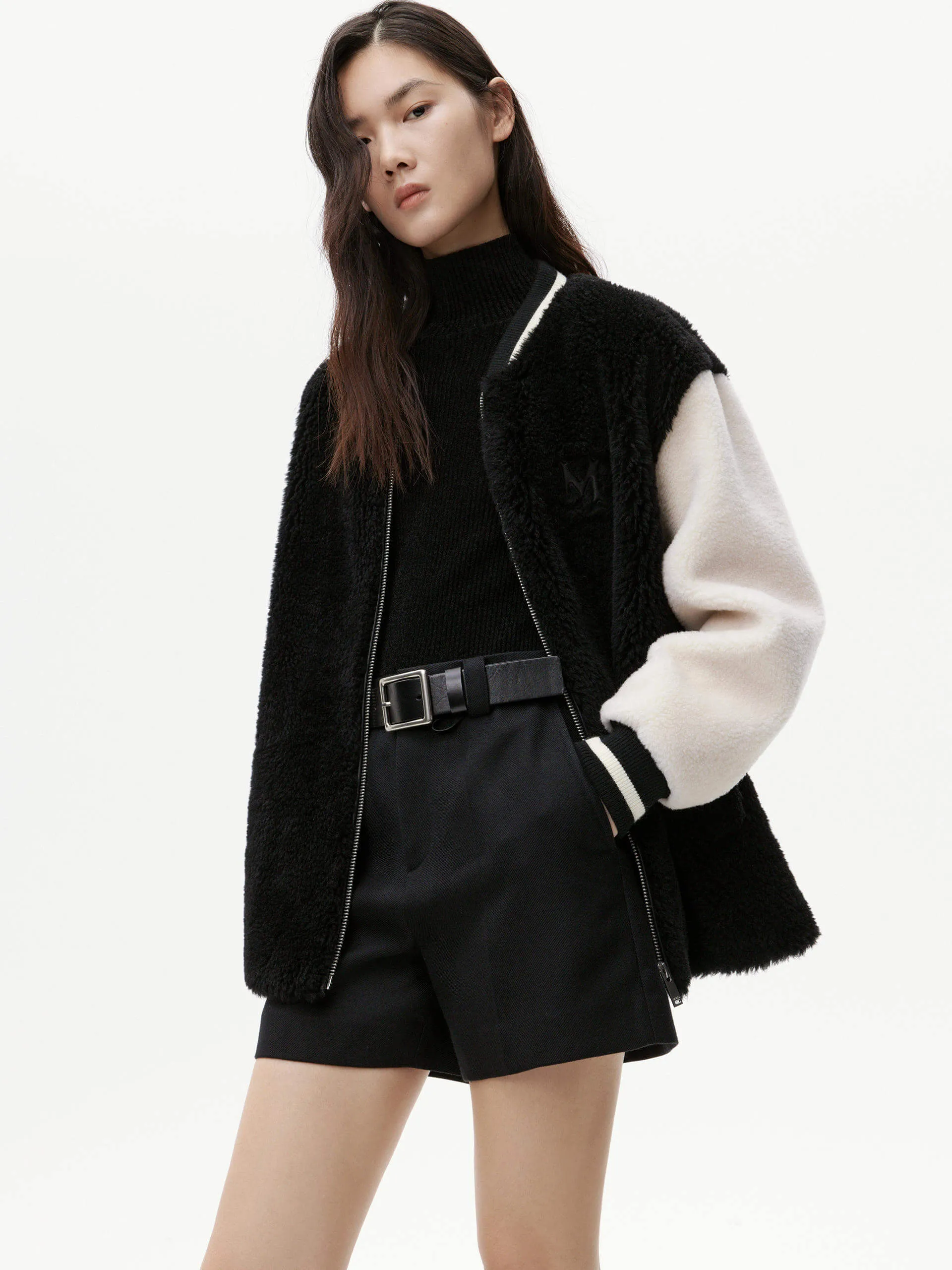 Heavy Wool Bomber Jacket