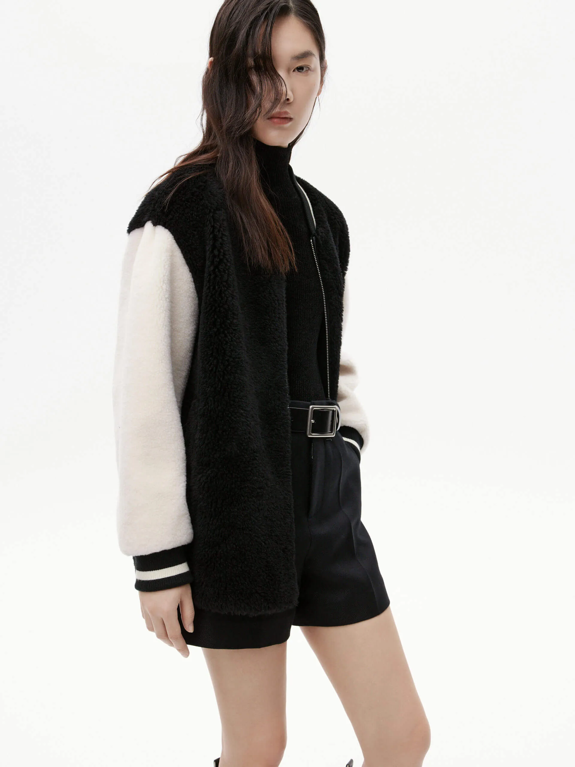 Heavy Wool Bomber Jacket