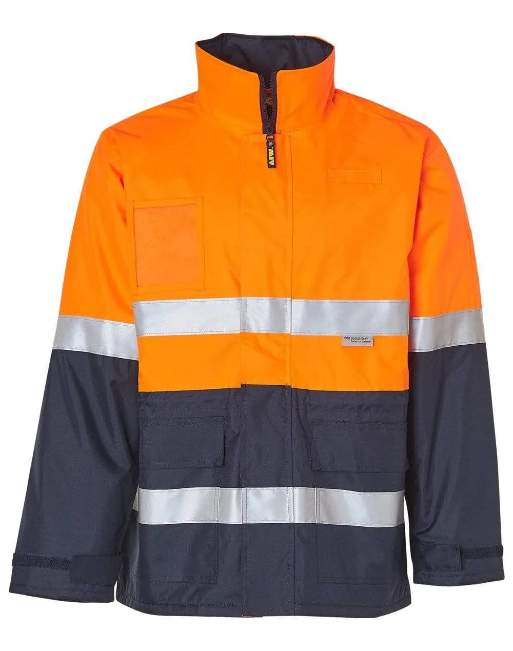 Hi-vis Long Line Jacket Polar With Fleece Lining SW50