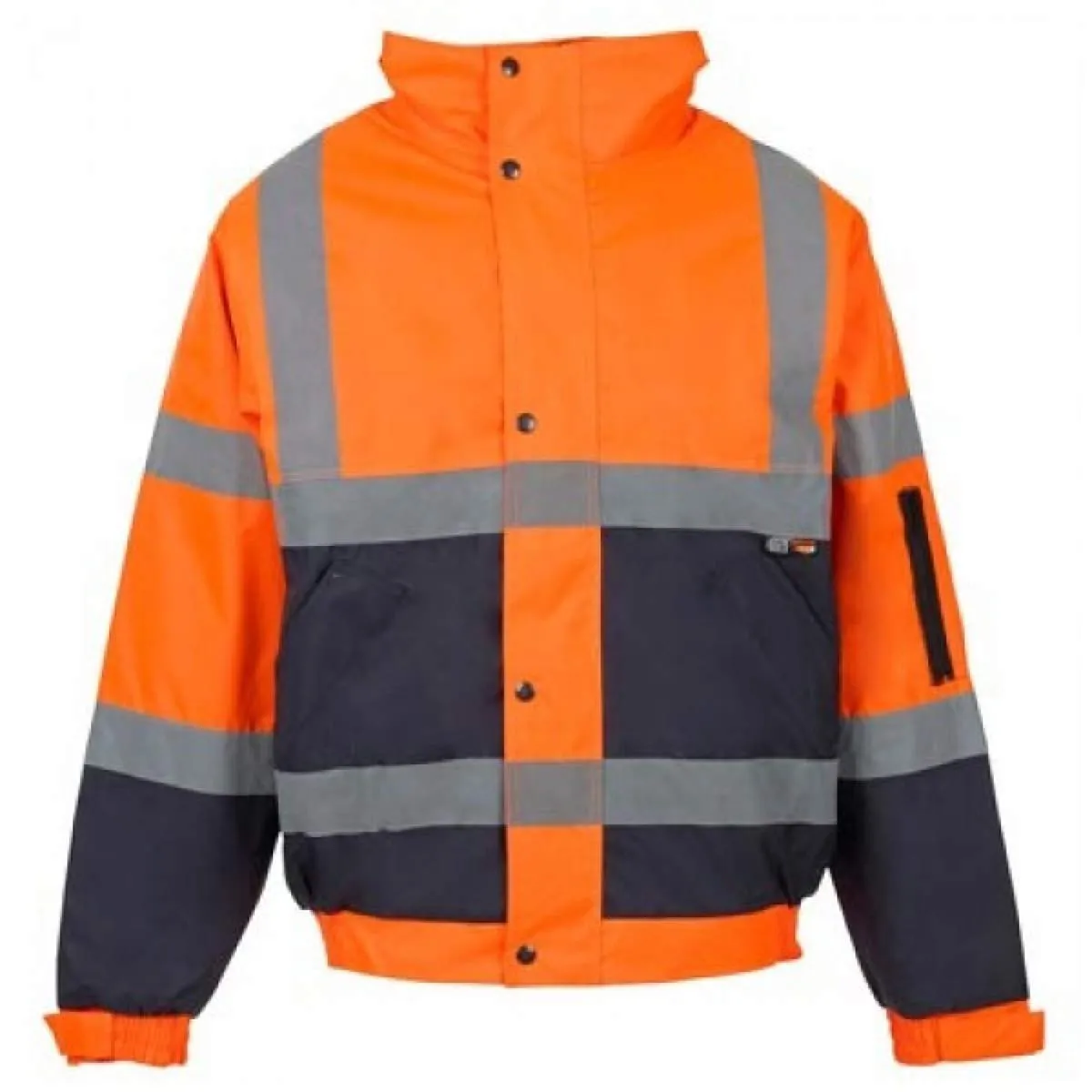 Hi-Vis Reflective 2-Tone Bomber Jacket