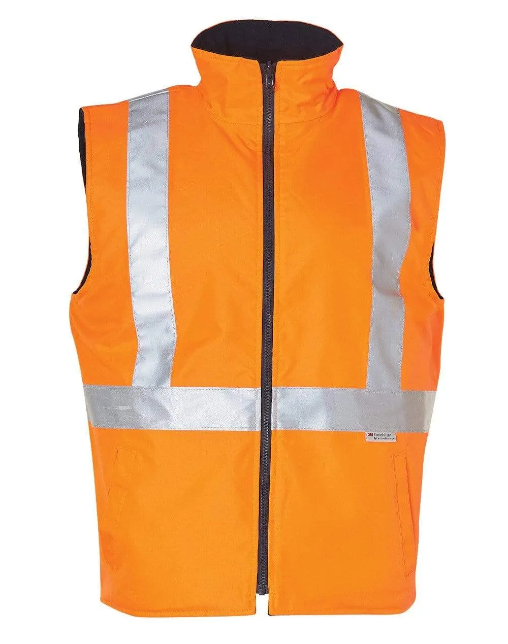 Hi-vis Reversible Safety Vest With 3m Tapes SW19A