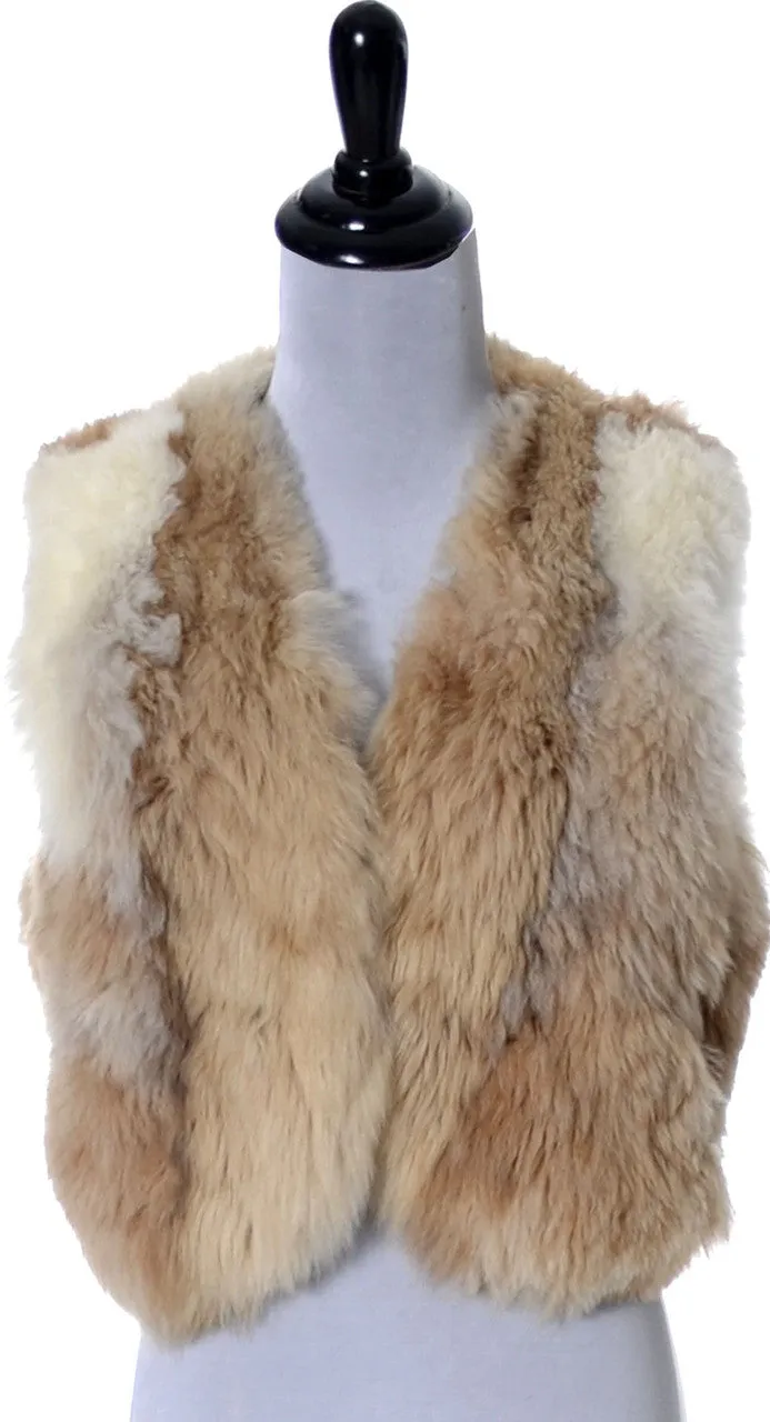 Highlands Alpaca Furs Plush Soft vintage vest