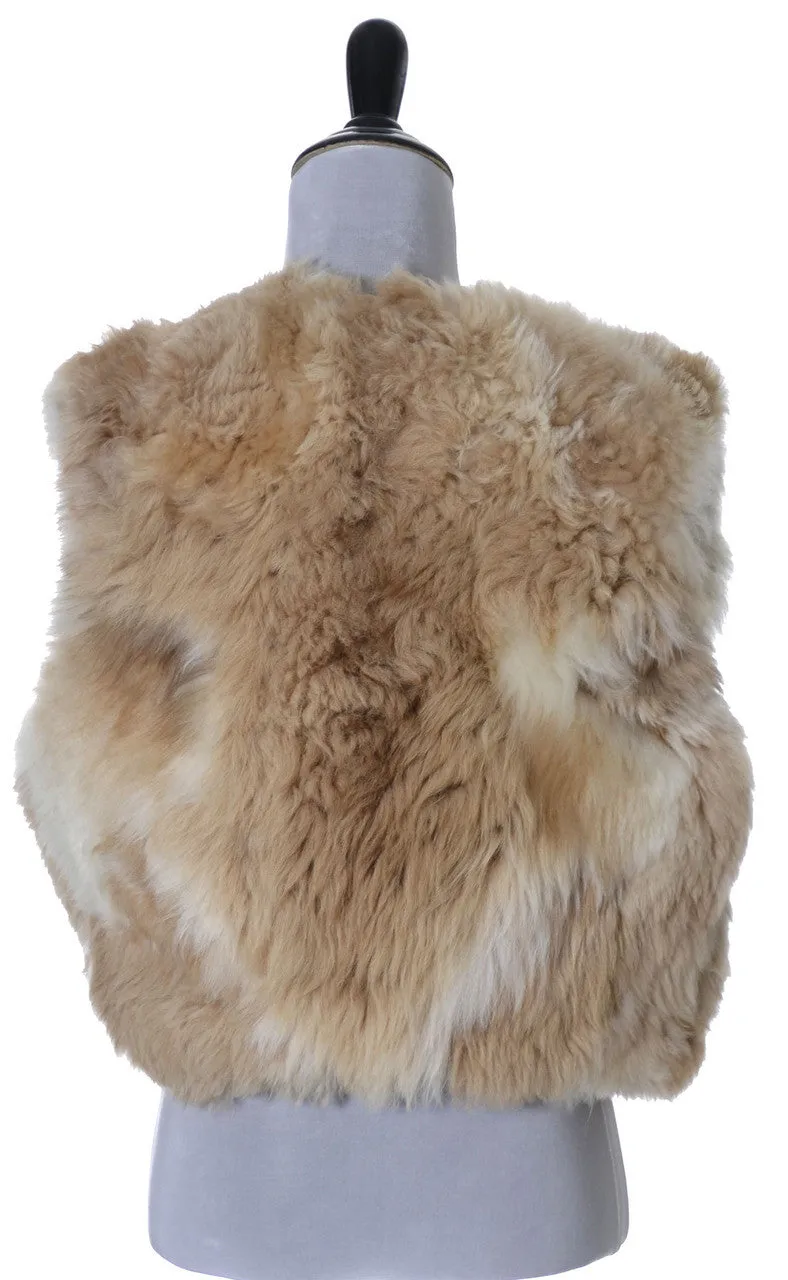 Highlands Alpaca Furs Plush Soft vintage vest