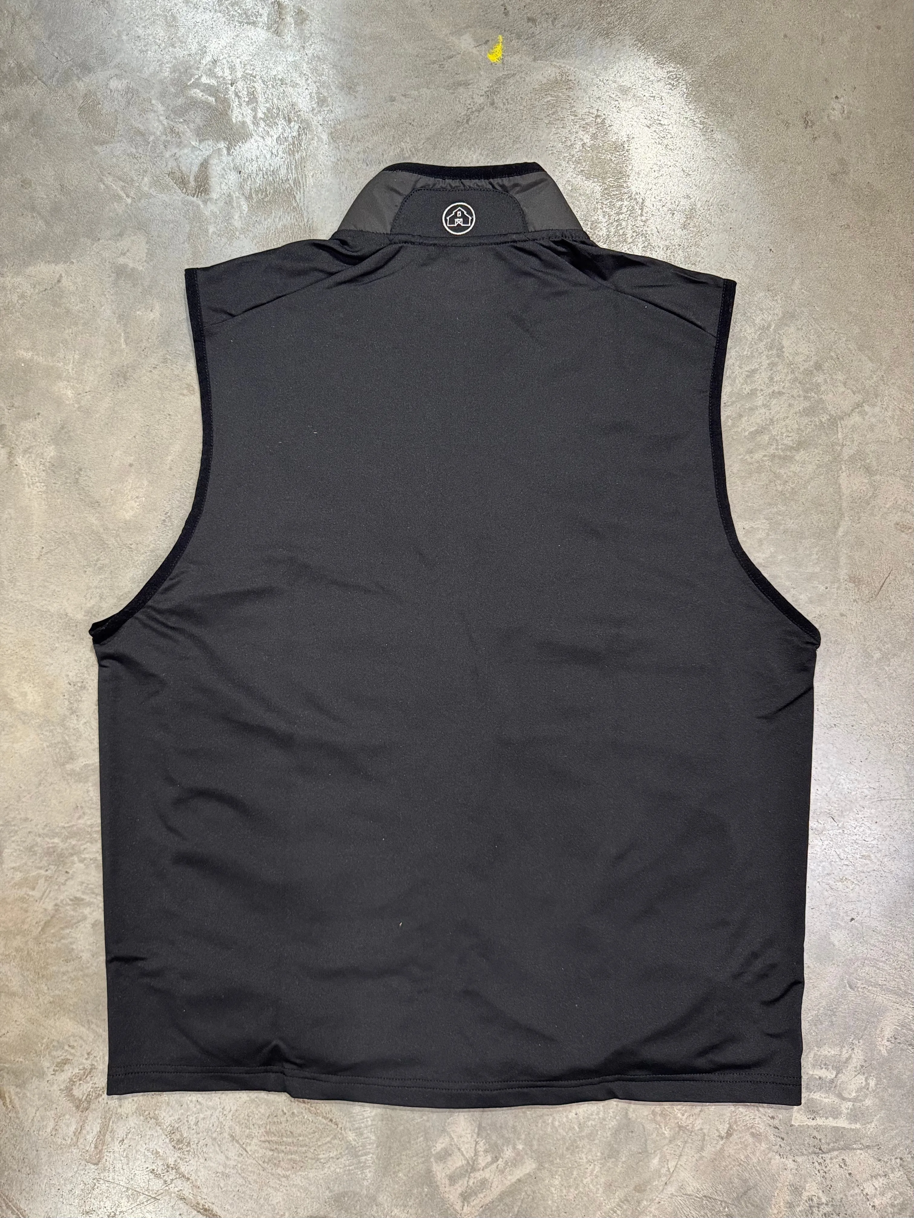 Home Bound Black Puffer Athletic Vest