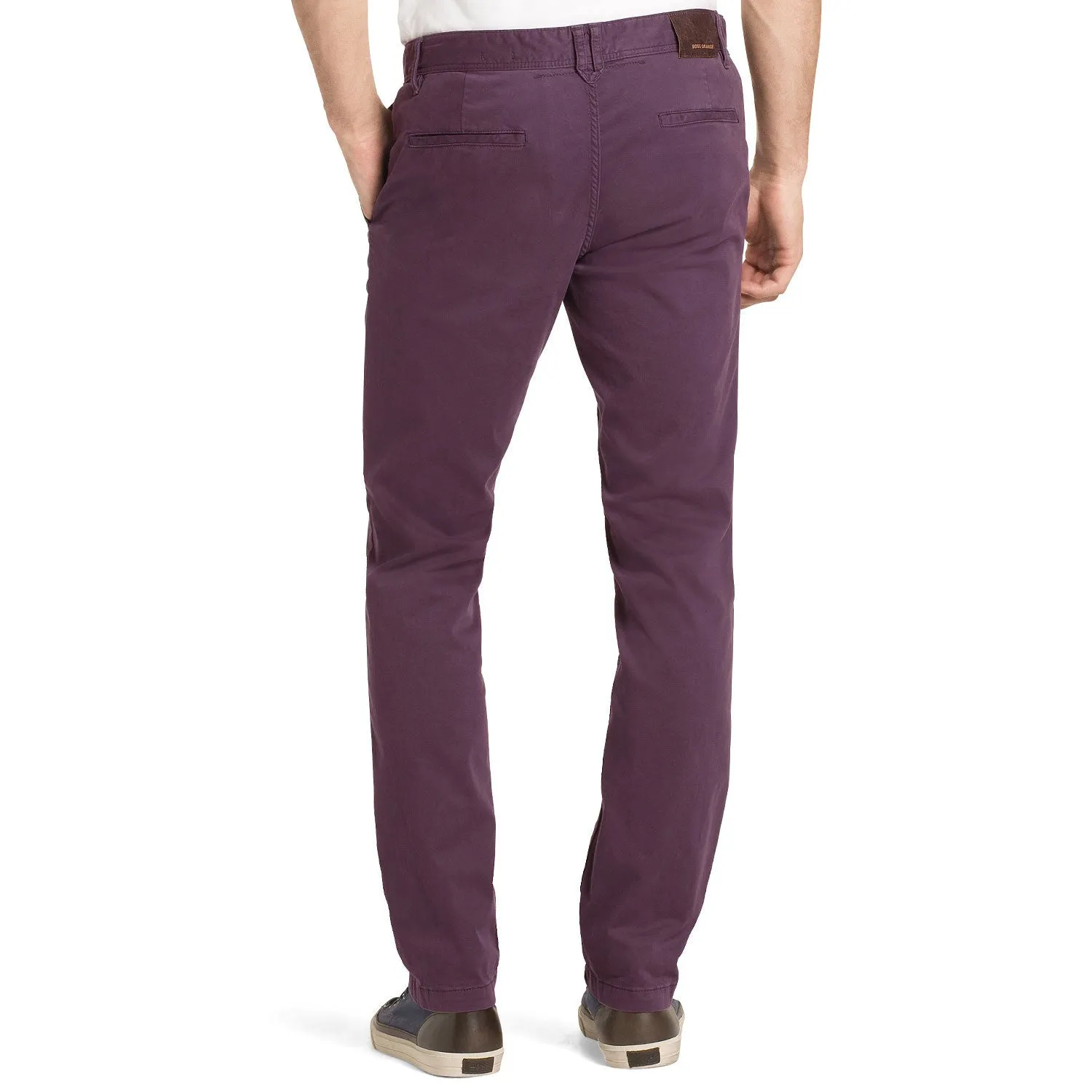 Hugo Boss Schino Regular Fit Chinos - Purple