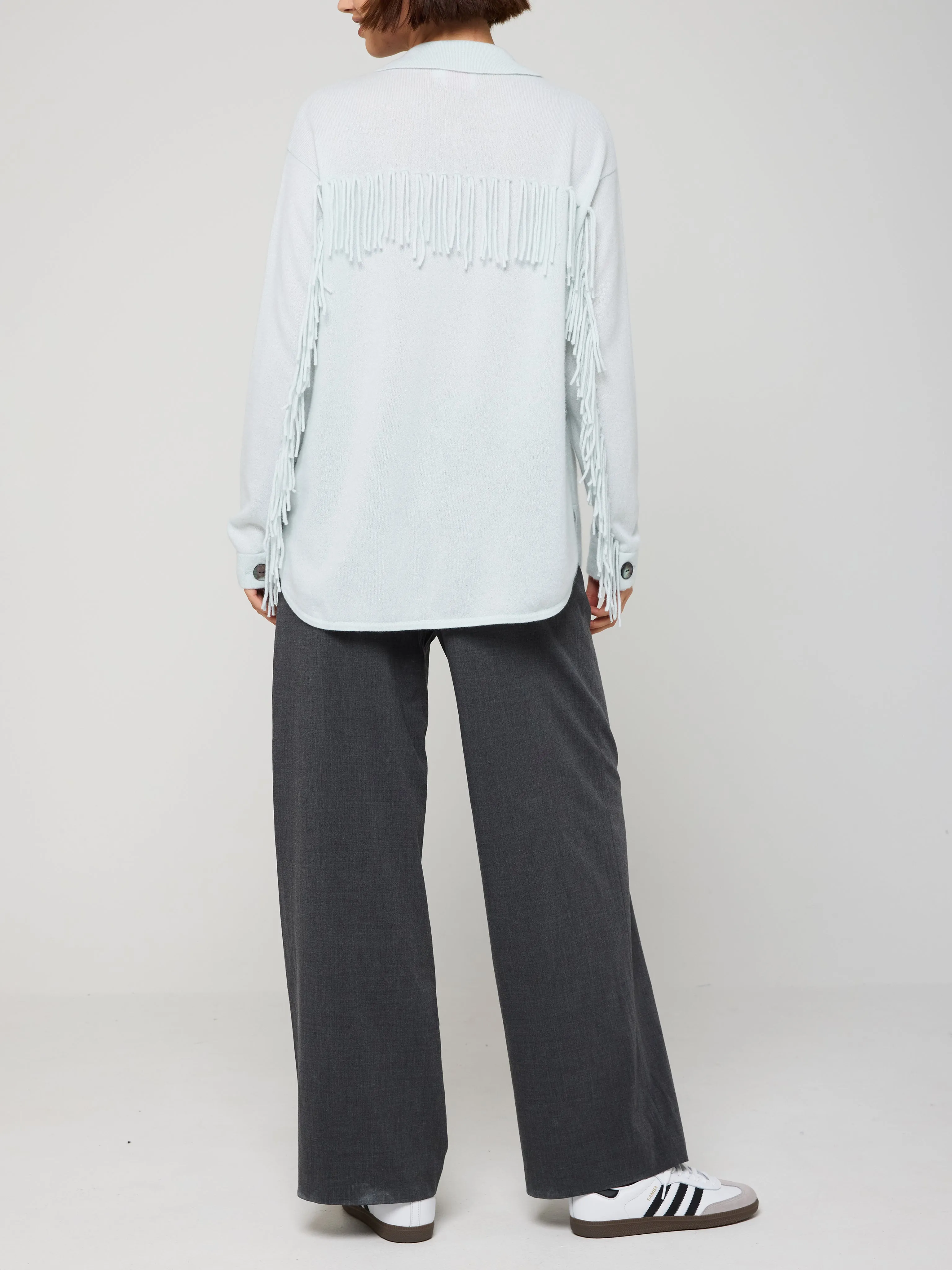 Imogen Fringe Cashmere Jacket