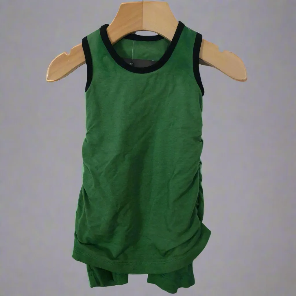 Infant Ruched Baby Dress Romper Combo | MoonEaze™