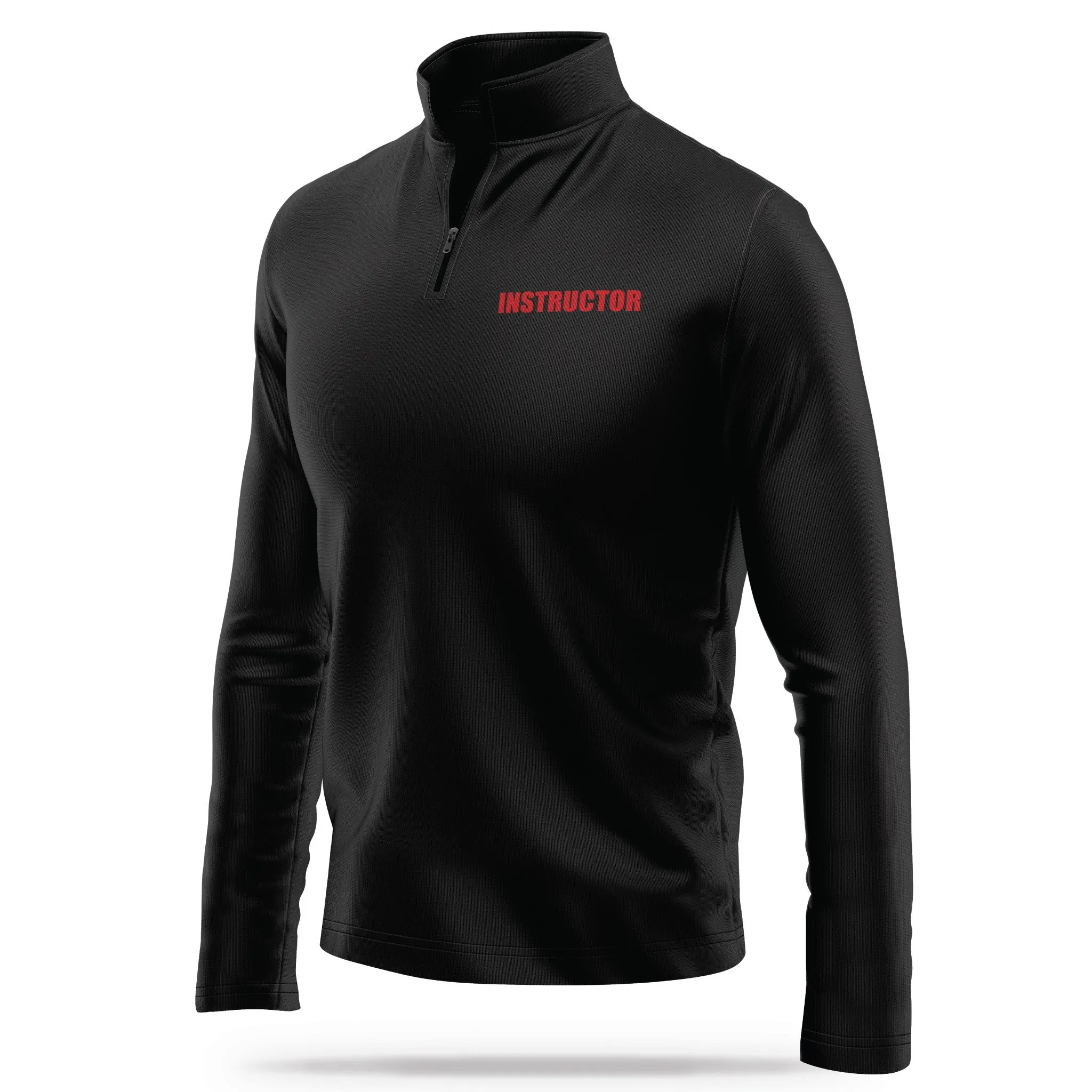 [INSTRUCTOR] Performance Quarter Zip [BLK/RED]