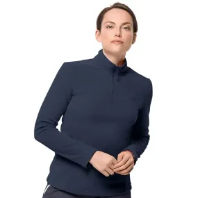 Jack Wolfskin Gecko Women's 1/4 Zip Fleece - Midnight Blue