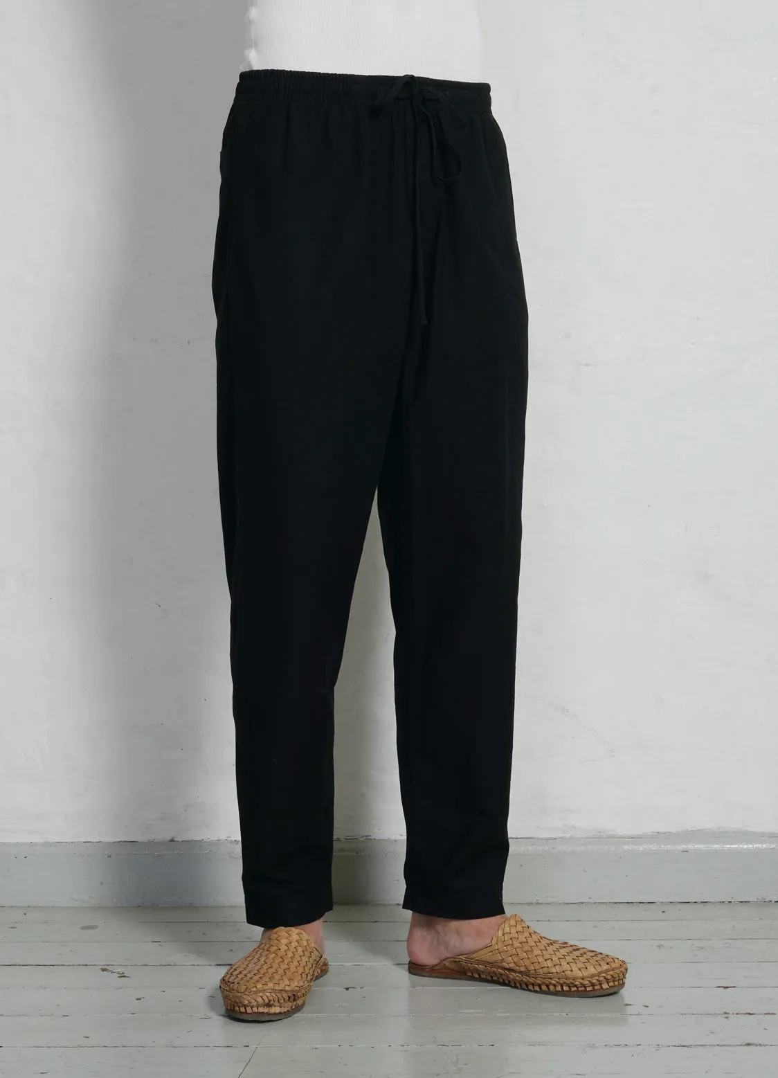 JIM | Casual Drawstring Trousers | Black