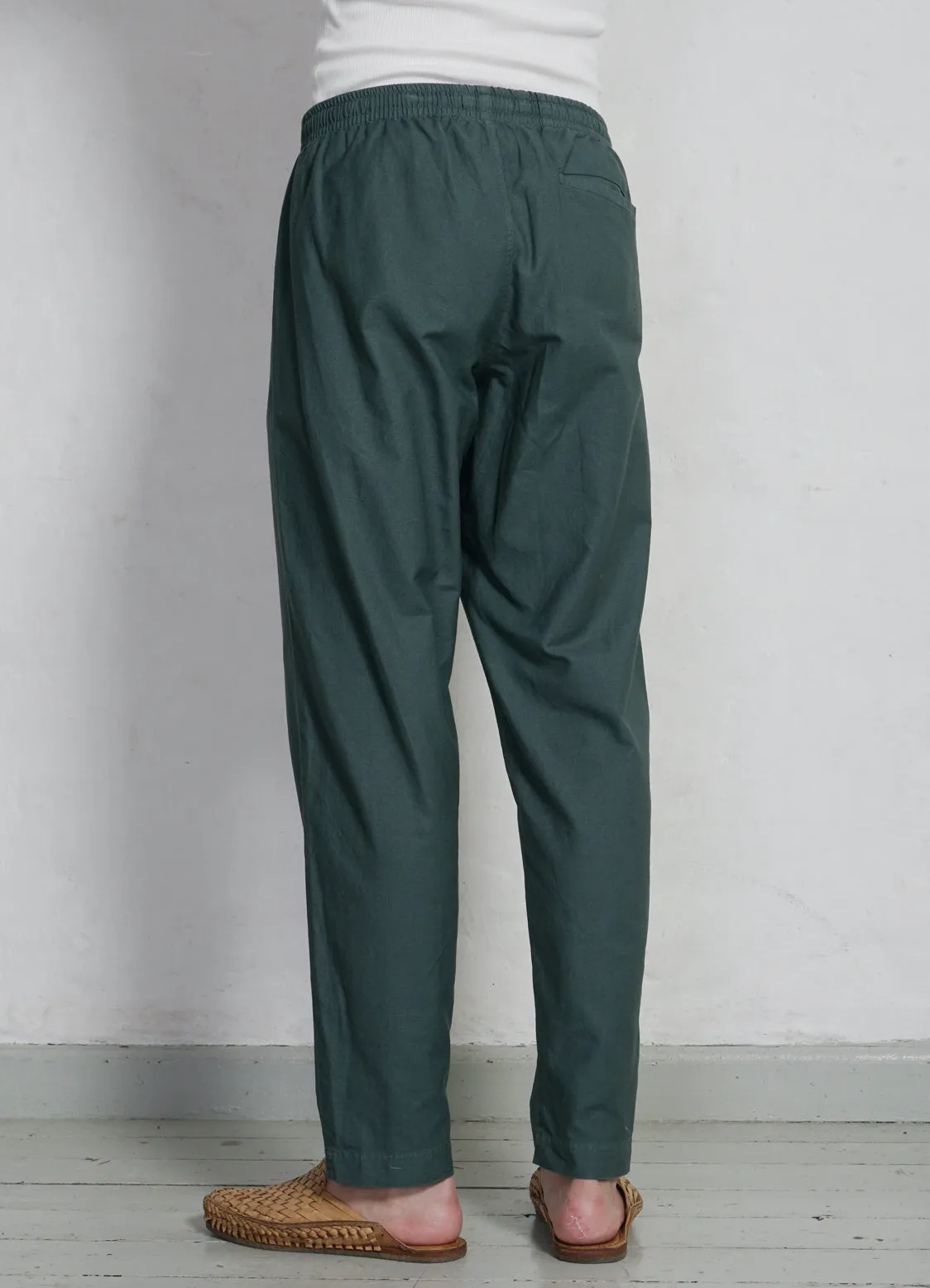 JIM | Casual Drawstring Trousers | Petrol