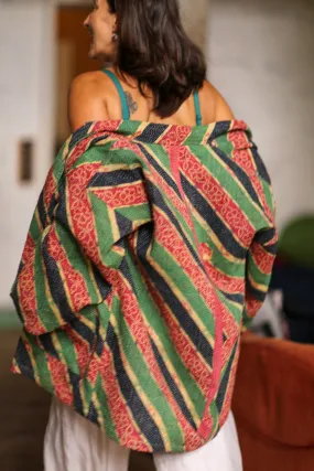 KANTHA KIMONO JACKET INIZ