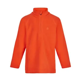 Kid's Half Zip Pullover Fleece Sweater: Orange Clown Fish