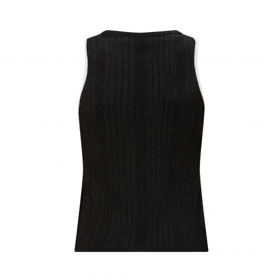 Knitted Ribbed Vest