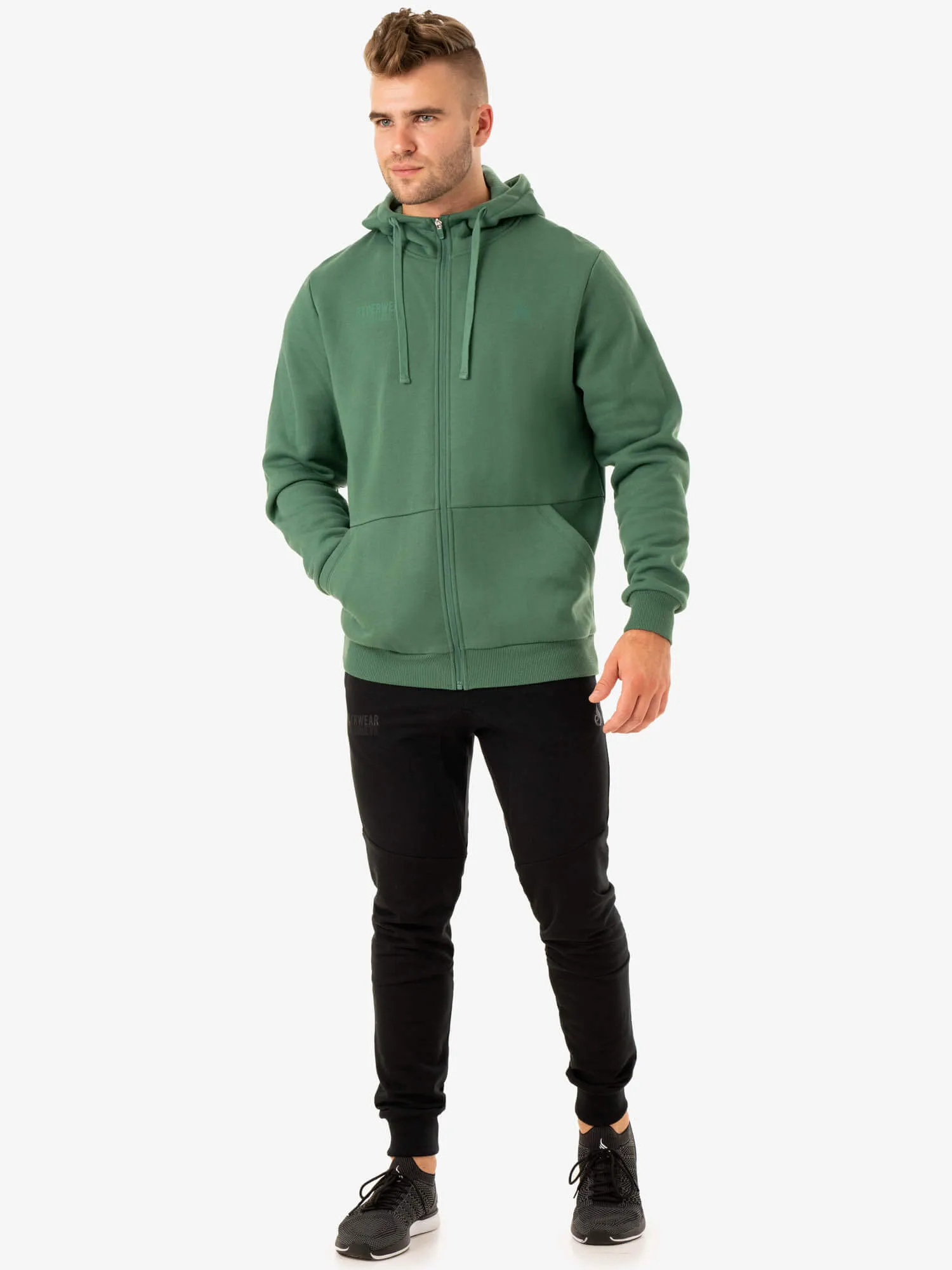 Limitless Zip Up Jacket - Forest Green