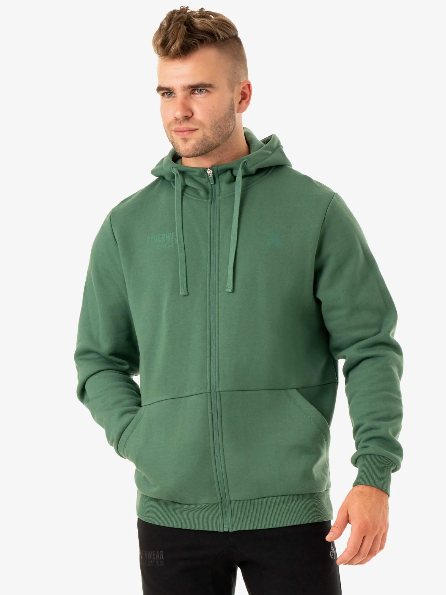 Limitless Zip Up Jacket - Forest Green