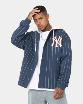 Majestic Athletic New York Yankees Fleece Replica Hooded Jacket French Navy