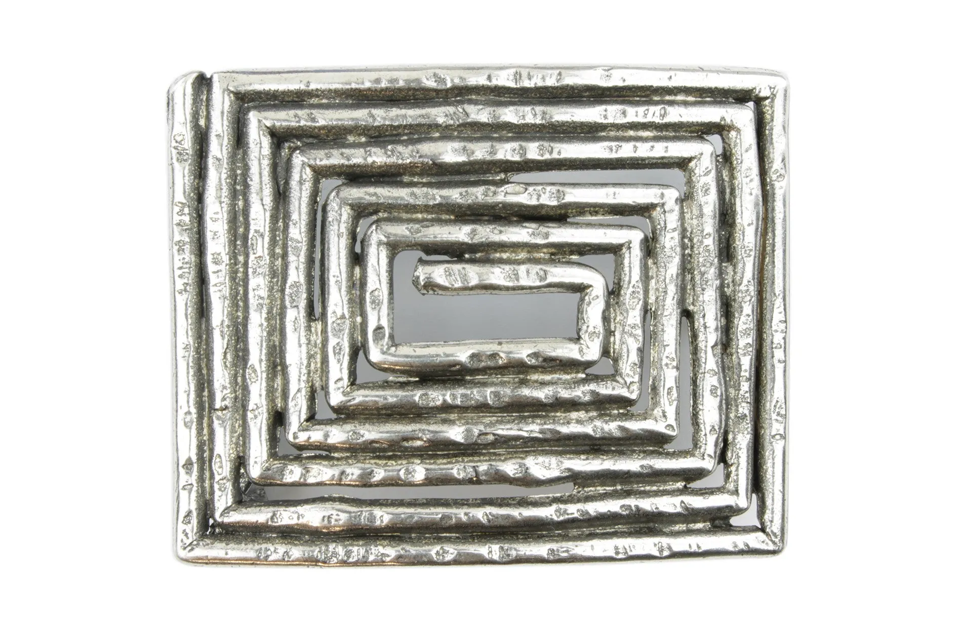 Maze Plate Buckle 40mm