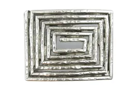 Maze Plate Buckle 40mm