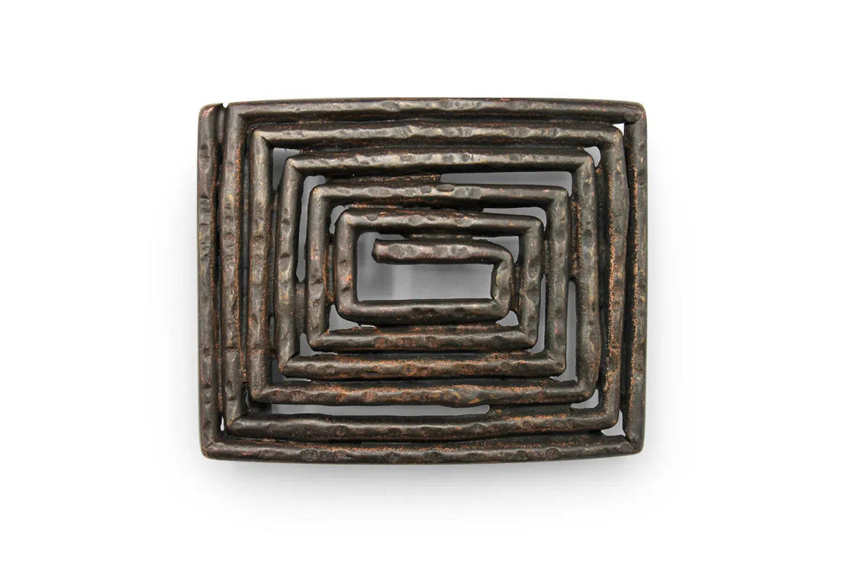 Maze Plate Buckle 40mm